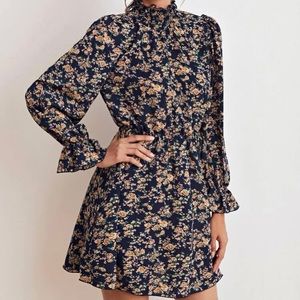 SHEIN mock neck dress